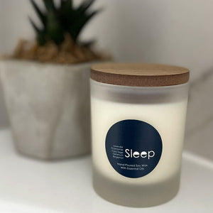 
            
                Load image into Gallery viewer, Relaxing Soy Wax Sleep Candle: Luxury Sleep Inducing Essential Oils
            
        