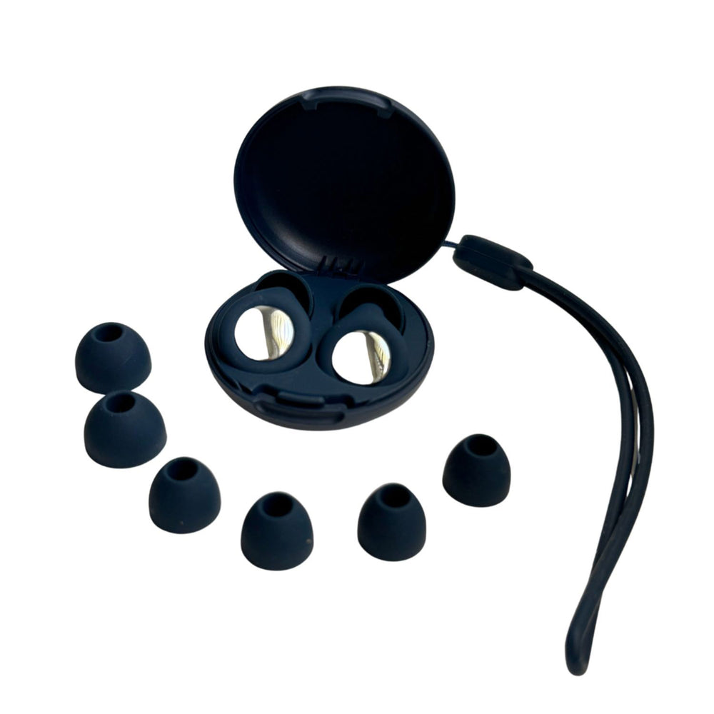 Custom Size Soft Silicone Quiet Earplugs for Sleeping - comfortable, reusable and noise blocking