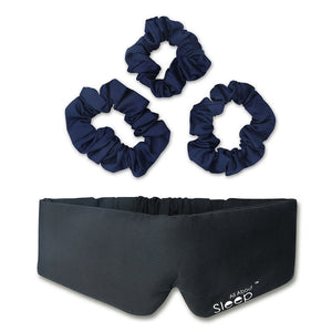 
            
                Load image into Gallery viewer, Complete Sleep Gift Box: Organic Bamboo Sleep Mask, Scrunchies, Tea &amp;amp; Pillow Spray - All About Sleep UK
            
        