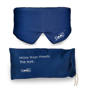 Organic Bamboo Sleep Mask & Matching Hair Scrunchie Set - All About Sleep UK