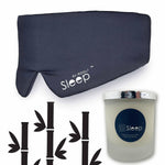 Organic Bamboo Sleep Eye Mask and Soy Sleep Candle - All About Sleep UK